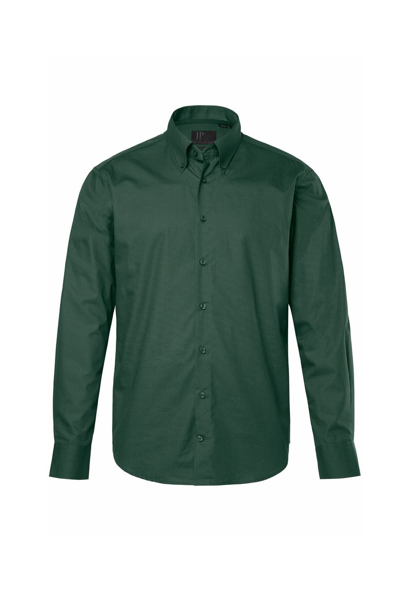 JP1880 LONG-SLEEVED MINIMAL BUTTON DOWN COLLAR MODERN FIT - Shirt - forest  green/green - Zalando