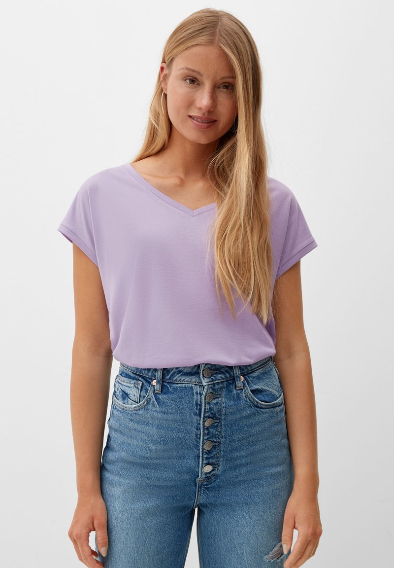 T-shirt Donna QS A Maniche Lunghe - Morbida In Jersey, Vestibilità Normale Con Scollo A Tunica - 2