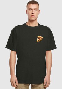 Merchcode PIZZA COMIC HEAVY  - T-shirts med print - black