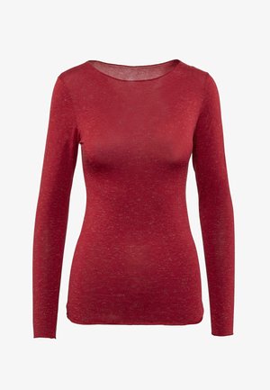 Ciocca BOAT NECK TOP - Unterhemd/-shirt - red