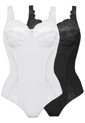 2ER PACK LATINA - Body - schwarz weiss