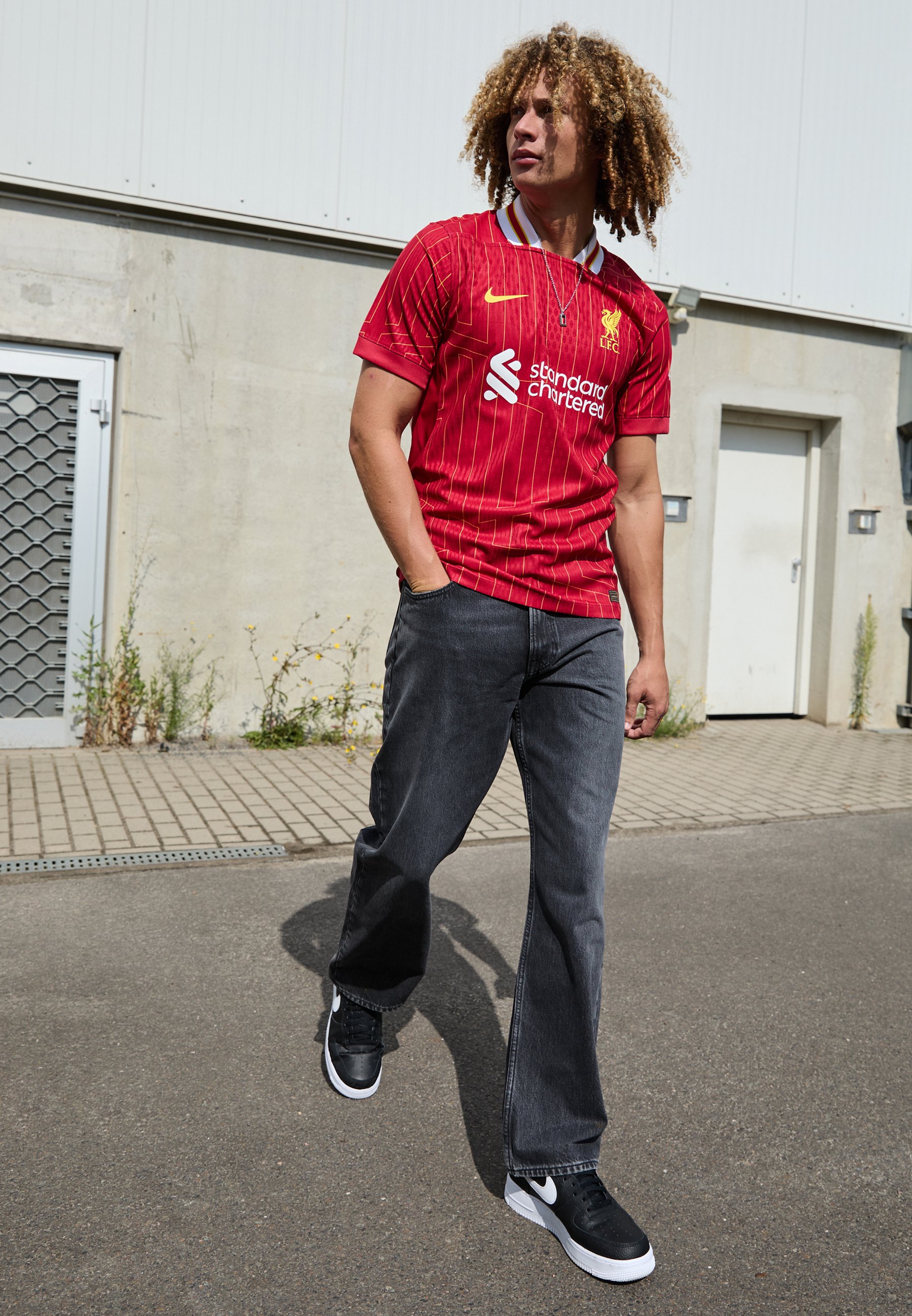 Nike Liverpool シャツ M スリムフィット Nike Performance LIVERPOOL FC M NK DFADV JSY MATCH HM - Football