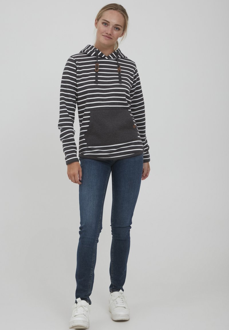 Damen Sweatshirts | Oxmo OXCARINA Kapuzenpullover charcoal mix/anthrazit - ZC33599 Damen Sweatshirts | Oxmo OXCARINA Kapuzenpullover charcoal mix/anthrazit - ZC33599