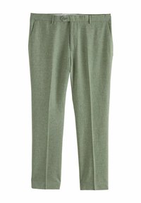 Next - REGULAR FIT - TAILORED TEXTURE - Trousers - green Thumbnail Image 1