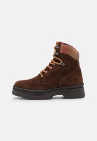 GANT WINDPEAK - Lace-up ankle boots - chocolate/tobacco