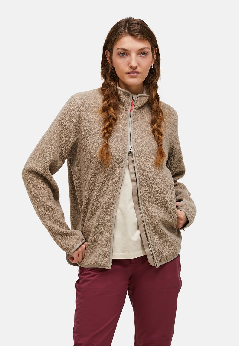 Peak Performance PILE ZIP - Fleecejas - hellbraun