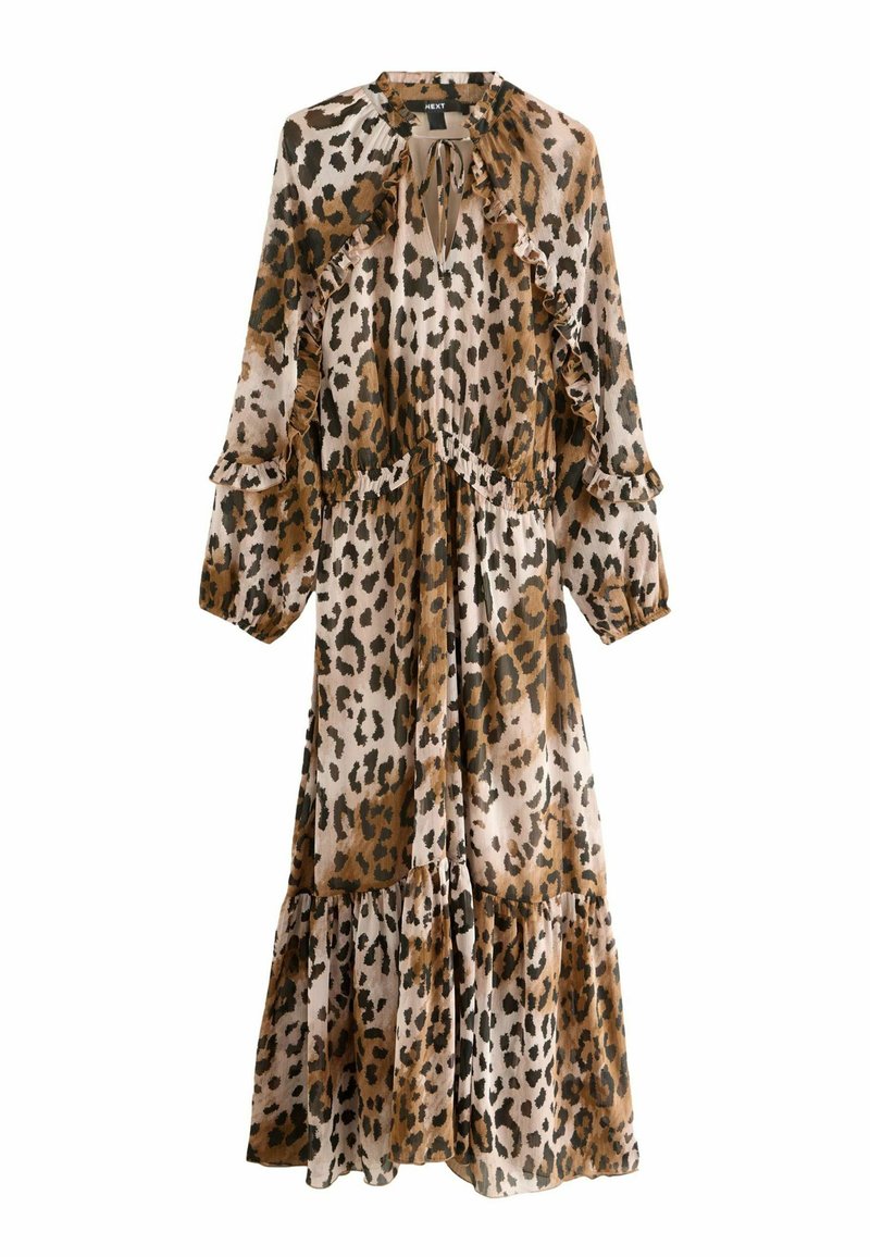 Next Maksimekko - brown leopard animal print