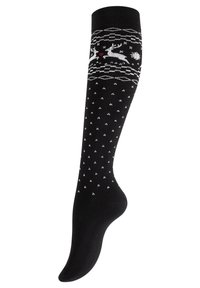 Yenita 4 PACK MIT NORWEGERMUSTER - Calzettoni - schwarz bunt