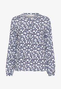 Unselected, faded denim graphic print
