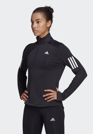 WARM - Zip-up sweatshirt - black