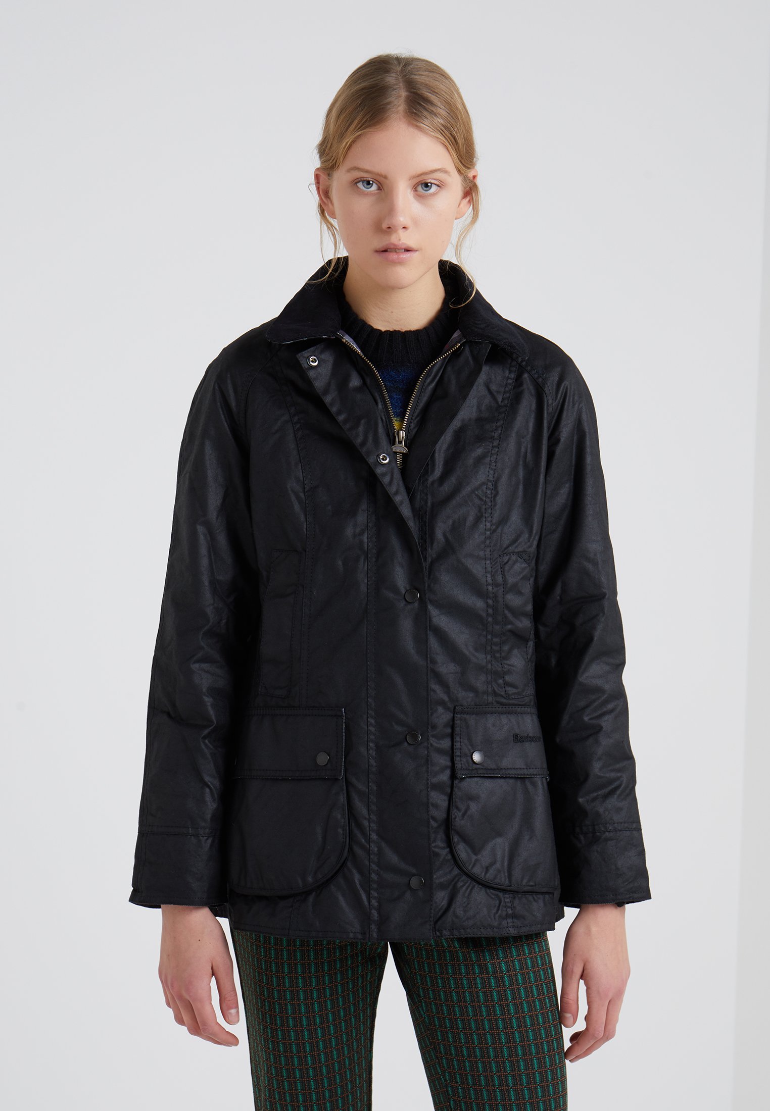 barbour jacke damen schwarz