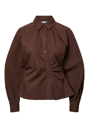 Pieces, PCELODIE SHIRT - Chemisier - chicory coffee