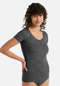 icebreaker SIREN SWEETHEART - Undertröja - MEDIUM GREY