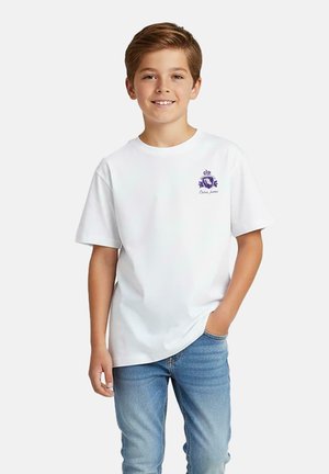 NAZURO - T-shirt print - white