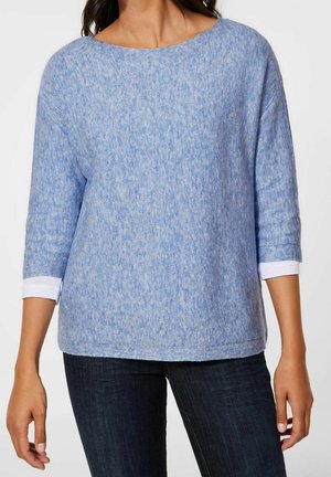 Maglione - mottled blue