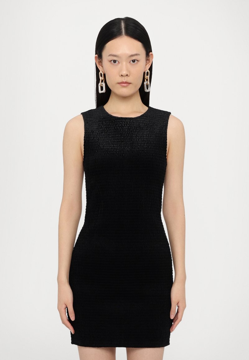 MICHAEL Michael Kors - SMOCKED DRESS - Cocktail dress / Party dress - black, Enlarge