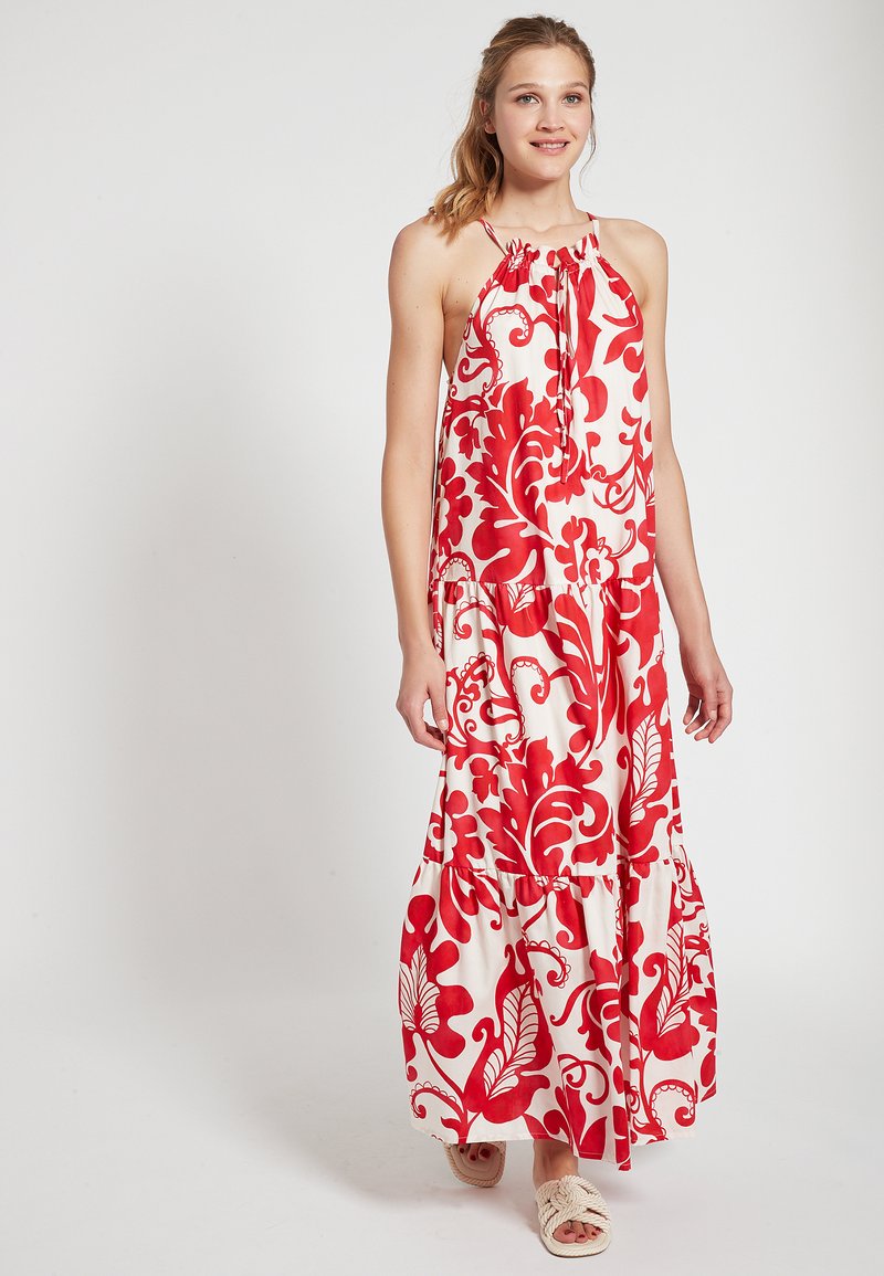 Damen Freizeitkleider | Ana Alcazar FALWY Maxikleid rot - WJ85910 Damen Freizeitkleider | Ana Alcazar FALWY Maxikleid rot - WJ85910
