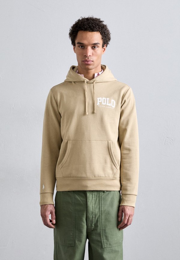 LOGO HOODIE - Sweatshirt - coastal beige