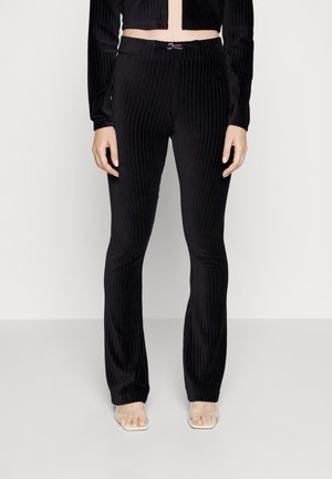 RIBBED MYRA TROUSERS - Tracksuit bottoms - black