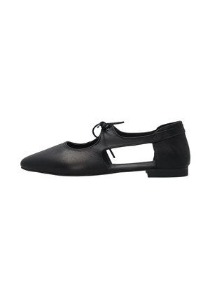 VENEZIA, BALLET PUMPS - Ležerna obuća s vezicama - black