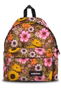 Eastpak - PADDED PAK'R - Rygsække - popflower brown Miniaturebillede 1