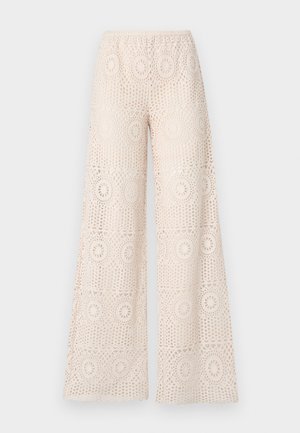 TWINSET TROUSERS - Auduma bikses - almond beige