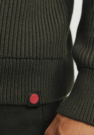 R.D.D. ROYAL DENIM DIVISION EINFARBIG  - Chaqueta de punto - peat
