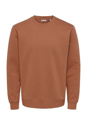 ONSCONNOR LIFE REG CREW NECK - Športni pulover - rustic brown