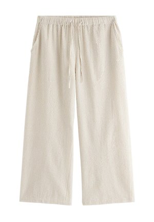 Lindex, TROUSERS PYJAMA SEERSUCKER - Nattøj bukser - light dusty khaki