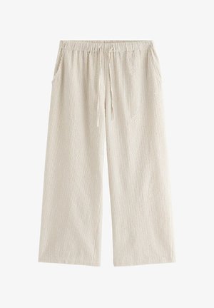 Lindex, TROUSERS PYJAMA SEERSUCKER - Nattøj bukser - light dusty khaki
