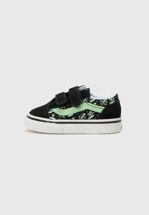 OLD SKOOL UNISEX - Baskets basses - black/green
