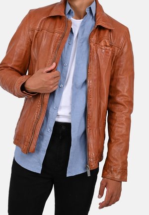 Leren jas - light brown
