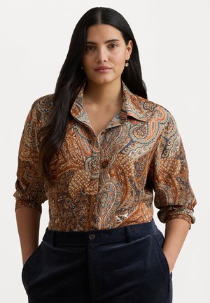 CLASSIC FIT PAISLEY CREPE SHIRT - Košeľa - cream