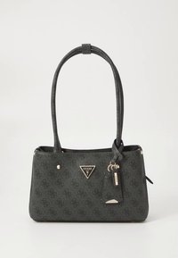 Guess MERIDIAN II SHOULDER SATCHEL - Τσάντα χειρός - coal
