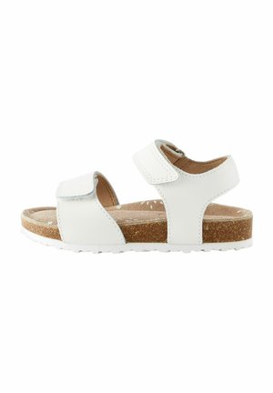 STANDARD FIT - TOUCH FASTENING  CORKBED - Čevlji za dojenčke - white leather