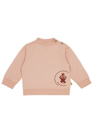 loud + proud, SWEATSHIRT MIT PFLANZENFARBEN GEFÄRBT - Sweatshirt - pomegranate