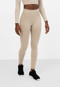 SQUATPROOF SEAMLESS SPORT Leggings Trousers beige