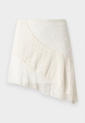 Noisy May, NMTRUDY SKIRT - Μίνι φούστα - snow white