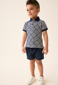 Next SHORT SLEEVES SET STANDARD - Træningsbukser - navy white
