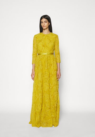 Erdem LONG BLOUSON SLEEVE FLOOR LENGTH GOWN - Ένδυση για ειδικές περιστάσεις - chartreuse
