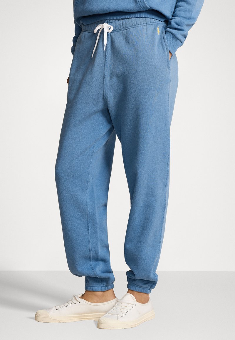 Polo Ralph Lauren ISLAND FLEECE ANKLE ATHLETIC - Spodnji deli trenirk - petrol blue
