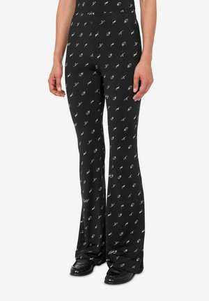 MOSCHINO JEANS, PRINTED TECHNICAL JERSEY LEGGINGS - Leggings - black
