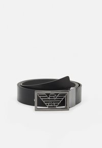 CINTURA PLACCA PLATE BELT - Skärp - black/grey