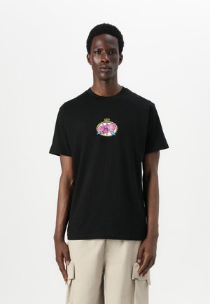 GRABKE CLOCK DOT FRONT UNISEX - Print T-shirt - black