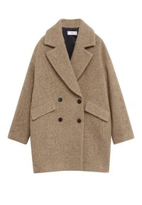 Mango Abrigo de invierno - brown