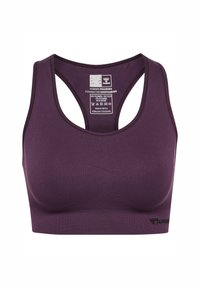 SEAMLESS - Medium support sports bra - plum perfect