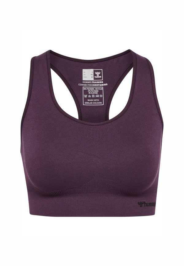 SEAMLESS - Sport-BH mit mittlerer Stützkraft - plum perfect
