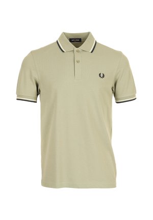 Fred Perry, TWIN TIPPED SHIRT - Polo - seagrass ecru dark air