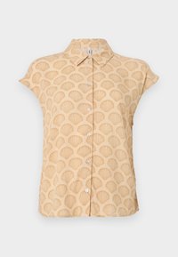 ONLNOVA LIFE CLAY SHIRT - Overhemdblouse - biscotti