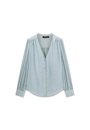 Guess, MARCIANO LOGO-BLUSE - Blouse - himmelblau